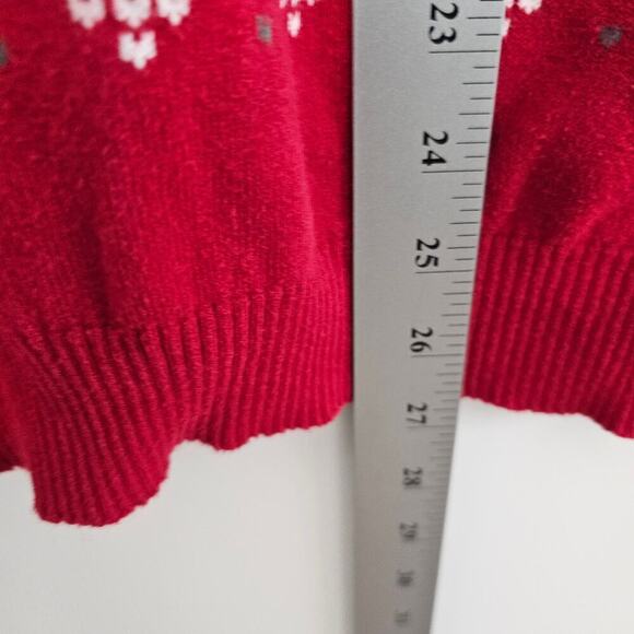 Tampa Bay Buccaneers NFL Sweater Womens Small Red Soft Winter Football Bucs Deer - Picture 8 of 10